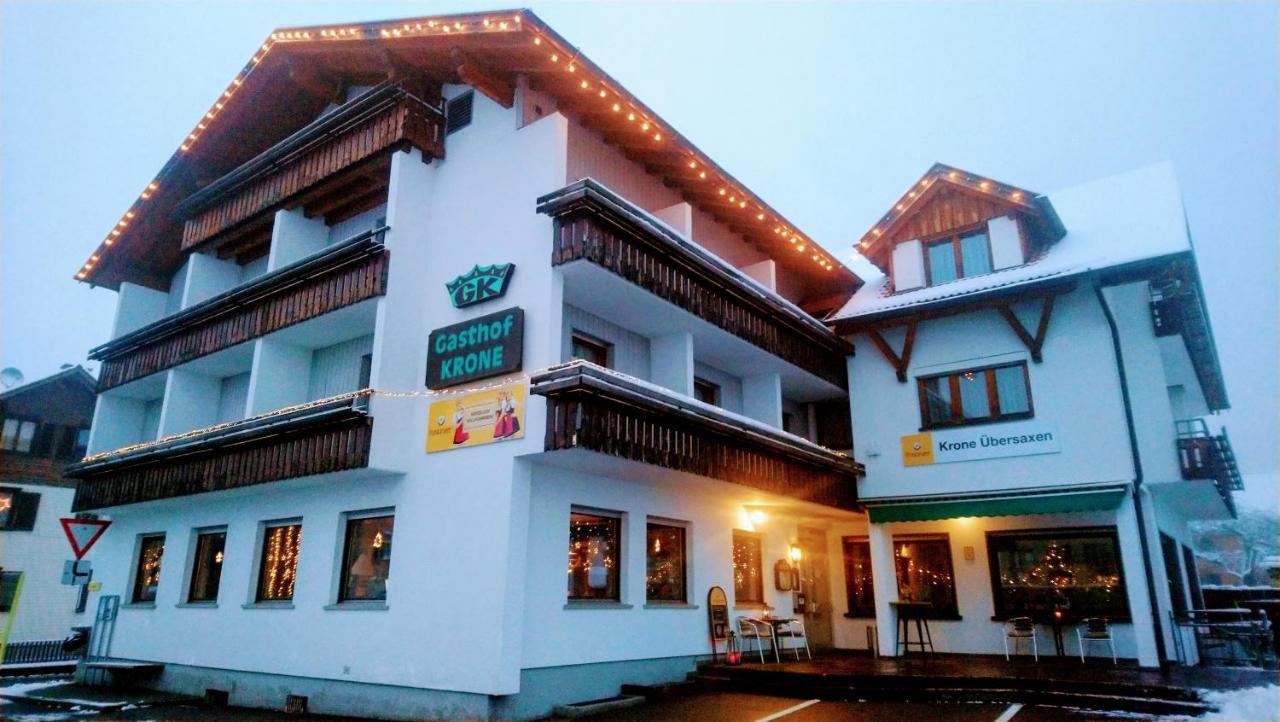 Gasthaus Krone Ubersaxen Exterior foto