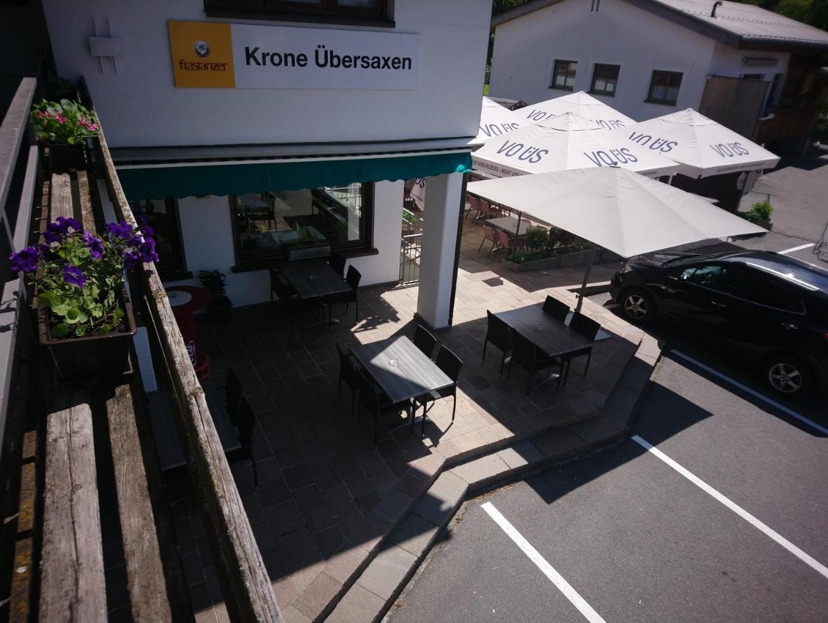 Gasthaus Krone Ubersaxen Exterior foto